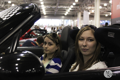 Посетители "Moscow tuning show" 2014 МВЦ "Крокус Экспо" Москва / / Visitors on "Moscow tuning show" 2014 "Crocus-expo" Moscow, кадр 1