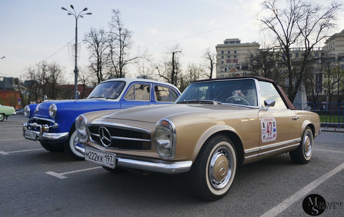 Открытие сезона "РККА" 2014 Москва / "Rally club of classic cars" opening of the season 2014 Moscow, кадр 5