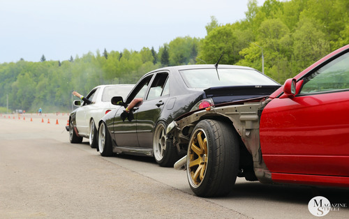 "Drift Family" Дмитровский полигон НАМИ Москва / "Drift Family" team Moscow, кадр 2