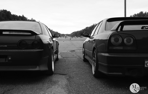 "Drift Family" Дмитровский полигон НАМИ Москва / "Drift Family" team Moscow, кадр 15