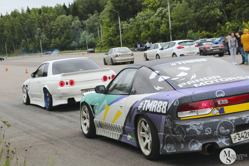"Drift Family" Дмитровский полигон НАМИ Москва / "Drift Family" team Moscow, кадр 30