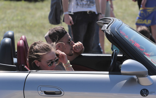 Посетители и участники шоу японских автомобилей "JapCarFest" 2014 / The visitors of the show of Japanese cars "JapCarFest" 2014, кадр 2