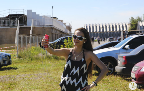 Посетители и участники шоу японских автомобилей "JapCarFest" 2014 / The visitors of the show of Japanese cars "JapCarFest" 2014, кадр 5