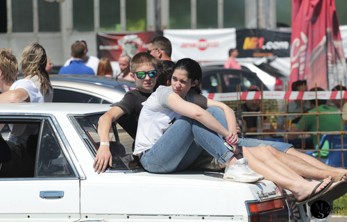 Посетители и участники шоу японских автомобилей "JapCarFest" 2014 / The visitors of the show of Japanese cars "JapCarFest" 2014, кадр 7