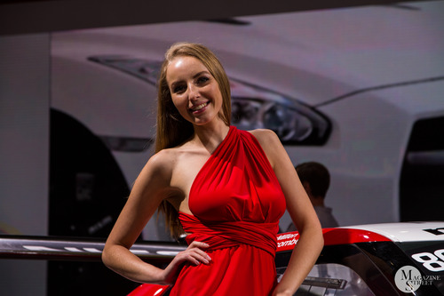 Девушки Московского Международного Автомобильного Салона 2014 MMAC Москва / Girls Of The Moscow International Automobile Salon 2014 MIAS`14 Moscow, кадр 2