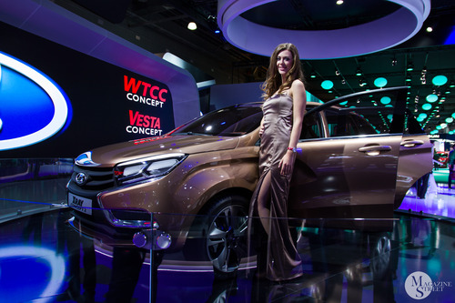 Девушки Московского Международного Автомобильного Салона 2014 MMAC Москва / Girls Of The Moscow International Automobile Salon 2014 MIAS`14 Moscow, кадр 6